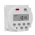 12V Digital LCD Timerbrytare CN101A, Veckoprogrammerbart Relä, 1 Sekunds Intervallkontroll (60*60*32mm)