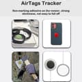 Miniatyrbild 5 av 5: Apple AirTag Bluetooth-spårare, 4-pack svart