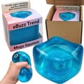 Premium Mega Squeeze Stresskube, Klembar Fidget-leketøy, Barn og Voksne, Blå Blue
