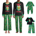 Julepyjamas til familien, matchende pyjamassæt til jul, barn, 2T kid 2T
