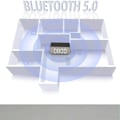 Miniatyrbild 4 av 4: LED Digital Alarm Clock with Bluetooth Speaker Temperature FM Radio Display Support TF Card Player Bedroom Office Decor