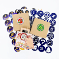 Miniatyrbild 4 av 4: 1-24 Christmas Advent Calendar Number Paper Stickers DIY Gifts Baking Package Envelope Stationery Xmas Party Seal Label Stickers