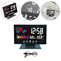 Miniatyrbild 1 av 4: Digital LCD Alarm Clock Alarm Table Clock Radio Alarm Clock Temperature Display Calendar Clocks-