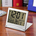 Miniatyrbild 1 av 4: LCD Weather Station Folding Date Desktop Temperature Alarm Clock Multifunction~
