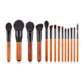 Miniatyrbild 1 av 4: 14pcs Makeup Brushes Set Wooden Handle For Foundation Blending Blush Eye Shadow Brow Lip Face Make Up Brush Kit