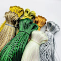 Miniatyrbild 2 av 4: 100yards 0.8mm Christmas Decoration Rope Nylon Cord Thread String Rope For Jewelry Making DIY Handmade Braided