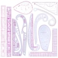 Miniatyrbild 1 av 4: Nonvor Multifunctional French Curve Ruler Soft Plastic Patchwork Ruler Measure Dressmaking Drawing Template Craft Sewing Tools