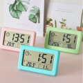 Miniatyrbild 2 av 4: Digital Alarm Clock Electronic Digital Desktop Clock Desk Table Bedroom Temperature Humidity Simple And Portable Mini Clocks