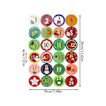 Miniatyrbild 2 av 4: 1-24 Christmas Advent Calendar Number Paper Stickers DIY Gifts Baking Package Envelope Stationery Xmas Party Seal Label Stickers