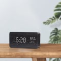 Miniatyrbild 3 av 4: Wooden USB/AAA Powered Table Watch With Temperature Digital LED Alarm Clock-