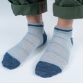 Miniatyrbild 1 av 4: 5 Pairs Men's Color Contrast Hollow Thick Needle Breathable Stripe Mesh Socks