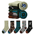 Miniatyrbild 4 av 4: Stockings Fashionable New Pattern Simple Cute Print Warm And Comfortable Socks