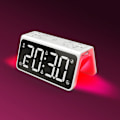 Miniatyrbild 3 av 4: 6.5" LED Digital Snooze Dual Alarm Clock FM Radio Timer 2 USB 7 Colorful Light