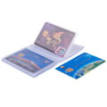 Miniatyrbild 1 av 4: Semi Transparent Card Holder Inside Bag PVC Waterproof Folded ID Credit Bank Name Business Card Pockets Inner Pages Office Suppl