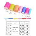 Miniatyrbild 2 av 4: 6Pc/set No Heat Self-adhesive Hair Curler Hair Rollers Set Self Grip Heatless Curling Hairdressing Styling Tools Multi Sizes New