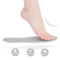 Miniatyrbild 2 av 4: 1Pair Aluminum Foil Insoles Winter Warm Summer Cool Wool Shoe Pads Insert ^/t