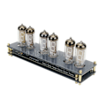 Miniatyrbild 2 av 4: IV11 VFD Clock Fluorescent Tube Clock 6 Colors Light Time Date Temperature os67
