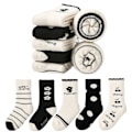 Miniatyrbild 4 av 4: 5pairs  Fashionable New Pattern Stockings Simple And Warm Comfortable Socks For Autumn