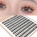 Miniatyrbild 2 av 4: New Lashes Clusters DIY Individual Clusters Lash Extension Natural Lashes Soft Ribbon Segmented False Bundles Eyelashes Hotting