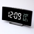 Miniatyrbild 3 av 4: Stylish Digital Alarm Clock with Curved Screen Temperature Humidity Display