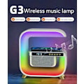 Miniatyrbild 4 av 4: Fast Wireless Charger Digital Alarm Clock Bluetooth Speaker Multifunction Mobile Phone Charging Station for 11 12 Pro Max15W