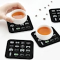 Miniatyrbild 3 av 4: Geek Gaming Controllers Coaster Table Mat For Dining Table Mats Kitchen Induction Mat For Drying Dishes Mat Coffee Mat Hot Pad