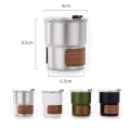 Miniatyrbild 3 av 4: Stainless Steel Coffee Camping Mug with Lid Portable Heat Resistant for Outdoor Picnic Camping Fishing Bottles Coffee Cups
