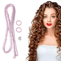 Miniatyrbild 1 av 4: Heatless Curling Rod No Heat Silk Curls Ribbon Heatless Wave Rod Headband Lazy Curls Sleeping Soft Curling Hair Styling Tool
