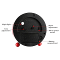 Miniatyrbild 3 av 4: Hanlintime Analog Alarm Clock,Easy Set Small Desk Clock,Non Ticking,with NightR7
