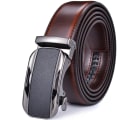 Miniatyrbild 1 av 4: Ratchet Dress Genuine Leather Belts for Men with Automatic Buckle