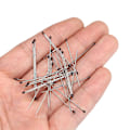 Miniatyrbild 3 av 3: 100Pcs Stainless Steel Specimen Pins High Hardness Needle Good Flexibility Pin Entomology Education Sharp Tip Lab Accessories