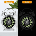 Miniatyrbild 2 av 4: 4 Inches Twin Bell Super Loud Alarm Clock With Nightlight For Heavy Sleepers Bed Desktop Student Decor Reloj Despertador