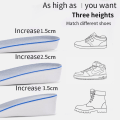 Miniatyrbild 3 av 4: Invisible Height Increase Insoles Ultra Thin Comfortable Polyester Shoe Insoles