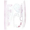 Miniatyrbild 2 av 4: French Curve Ruler Soft Patchwork Ruler Measure Tailor Drawing Template DIY Fabric Cutting Measuring Ruler Sewing Tool Kits