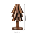 Miniatyrbild 4 av 4: Walnut Tree Hot Pot Stand Wooden Trivets For Hot Dishes Tree Shape Trivet Set Coaster For Teapot Hot Pots Easy Storage New