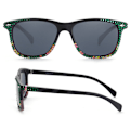 Miniatyrbild 3 av 4: Classic Rectangular Bling Hand-made Rhinestone Polarized Sunglasses Womens K