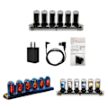 Miniatyrbild 2 av 4: Tube IPS RGB Nixie Tube Clock Glow Customized Dial Styles Display Gifts