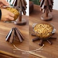 Miniatyrbild 2 av 4: Walnut Tree Hot Pot Stand Wooden Trivets For Hot Dishes Tree Shape Trivet Set Coaster For Teapot Hot Pots Easy Storage New