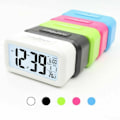 Miniatyrbild 1 av 4: Sleek LED Bedside Alarm Clock with Day/Night Mode and Temperature Reading