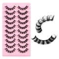 Miniatyrbild 2 av 4: Lashes DD Curl 10-26mm Russian Lashes 3D Mink Eyelashes Reusable Fluffy Russian Strip Lashes eyelashes extensions New Hot