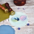 Miniatyrbild 4 av 4: Silicon Sealing Wax Board Pad Wax Seal Stamps Mold Paint Backing For DIY Sealling Wax Stamp Pads Heat Insulation A Coaster