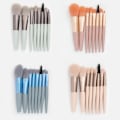 Miniatyrbild 3 av 4: 8pcs Make Up Brushes Set Cosmetic Powder Eye Shadow Foundation Blush Blending Concealer Professional Beauty Make Up Tool