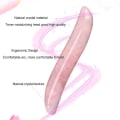 Miniatyrbild 4 av 4: Rose Quartz Massage Bar Natural Jade Face Scraping Hand Massager Stick Trigger Point Acupuncture Pen Eye Beauty Device Care Tool