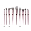 Miniatyrbild 2 av 4: Rose gold makeup brush tip handle single high gloss blush brush eyebrow brush eye shadow brush professional makeup brush set