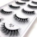 Miniatyrbild 1 av 4: 5 pairs makeup eyelashes soft fluffy lashes false eyelashes dramatic 3d mink lashes lash extension make up cilio faux cils E-08
