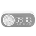 Miniatyrbild 2 av 4: Digital Alarm Clock HIFI FM Radio Bluetooth 5.0 Speaker Mirror Clock Table Clock-