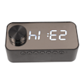 Miniatyrbild 2 av 4: (1)Alarm Clock Speaker Strong Bass Voice Transmit Multifunctiona