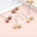 Miniatyrbild 3 av 4: 12pcs/lot Anti Slip Brooch Headscarf Shawl Scarf Lady Muslim Fixed Pins Scarf Hijab Clips Pearl Stylish Brooch for Women Jewelry