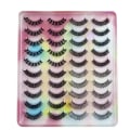 Miniatyrbild 4 av 4: New Segmented Russian Strip Lashes 5/10/20 Pairs Fluffy Mink Lashes 3D False Eyelashes Russian Eyelashes D Curl Fake Eyelashes