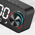 Miniatyrbild 4 av 4: (1)Alarm Clock Speaker Strong Bass Voice Transmit Multifunctiona